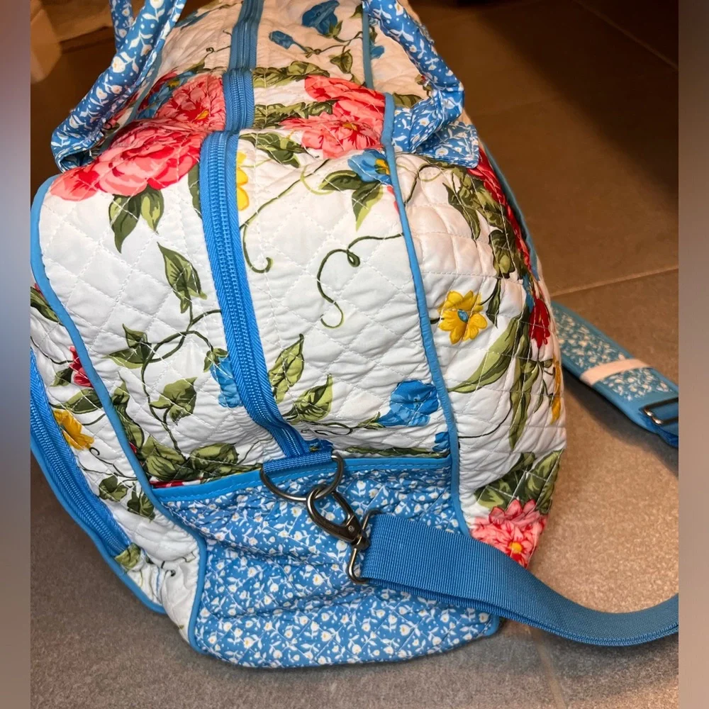 Quilted Floral Travel Bag by Pioneer Woman w/ Adjustable Shoulder Strap